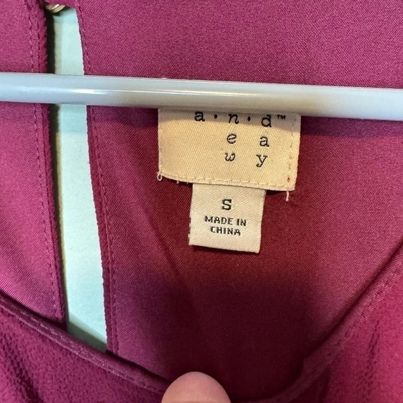 A‎ NEW DAY WOMENS DRESS BERRY PINK COLOR - Picture 4 of 5